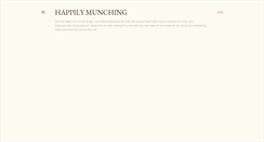 Desktop Screenshot of happilymunching.com
