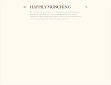 Tablet Screenshot of happilymunching.com